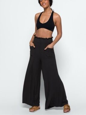 Free People Movement Sz S Blissed Out Wide Leg Pants
